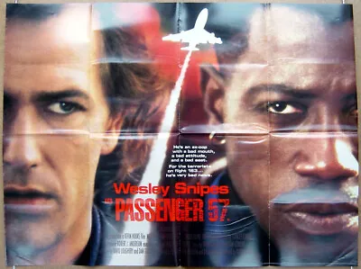 PASSENGER 57 (1992) Original Cinema Quad Movie Poster - Wesley Snipes • £9.75