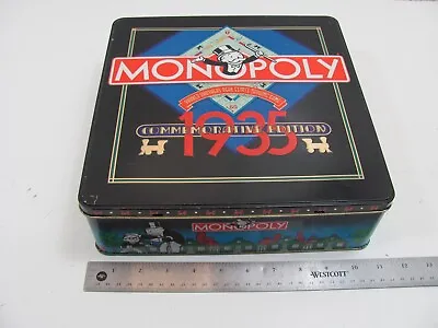 1985 Parker Brothers 1935 Commemorative Monopoly Edition Board Game In Tin Box • $19.32