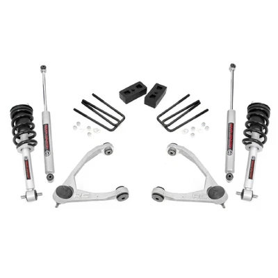 $779.95 • Buy Rough Country 198.23 Bolt-On 3.5-Inch Lift Kit For Silverado GMC Sierra 1500 2WD