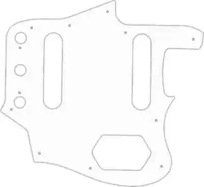 WD Custom Pickguard For Fender Johnny Marr Signature Series Jaguar #02T White... • $34.99