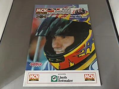 £4.99 • Buy 1998 Brands Hatch Programme 29/3/98 - Bsb British Superbike Championship