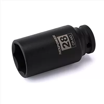 1/2inch Drive Deep Impact Socket 28mm Metric Crmo 6point Deep 1/2 Dr. Axle Nut S • $16.19