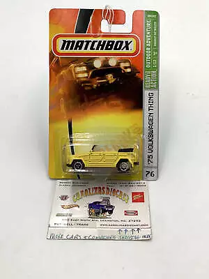 2008 Matchbox #76  75 Volkswagen Thing 79E • $5.99