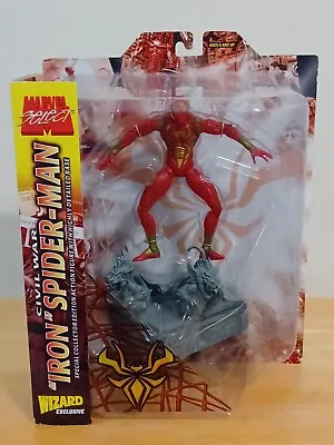 Marvel Select Iron Spider-Man Action Figure (2006) Diamond New Wizard Exclusive • $65