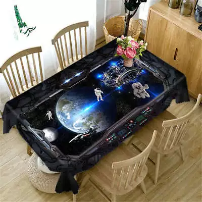 Magic Universe 3D Tablecloth Table Cover Cloth Rectangle Wedding Party Banquet • £141.92