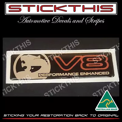 Performance Enhanced Badge V8 - Holden SV HSV VQ VP VR VS - Decal Sticker • $39.90