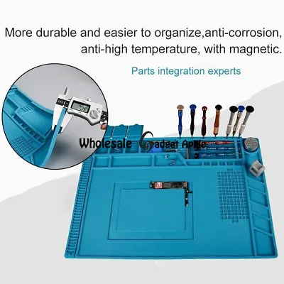 Magnetic Heat Silicone Pad Desk Mat Soldering Repair For BGA-Size: 45cm X 30cm • $14.75