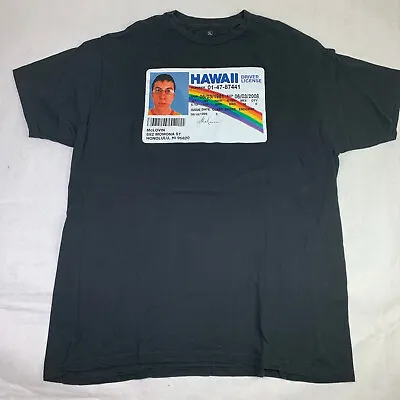Superbad Ripple Junction McLOVIN Hawaii ID Drivers License T Shirt Black Mens XL • $9.99
