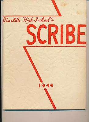 Marlette MI Marlette High School Yearbook 1944  Grades 12-1 • $29