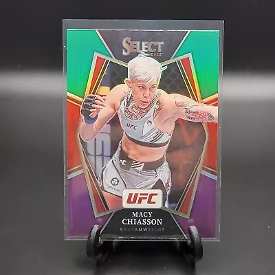 2022 Select UFC MACY CHIASSON #196 PREMIER Level GREEN & PURPLE PRIZM SP • $4.97