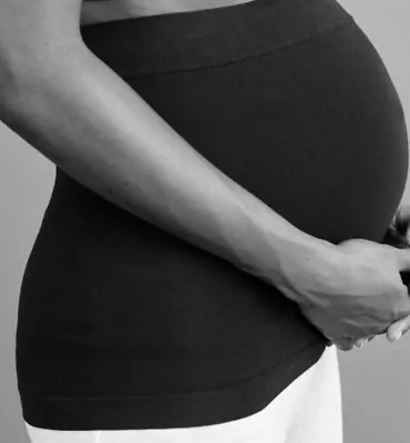 £8.99 • Buy NEXT Black Maternity Seamless Bump Band Small/Medium & Medium/Large RRP - £12