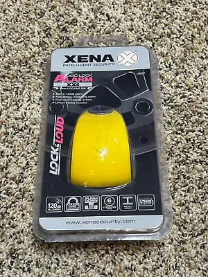Xena Intelligent Security XX6 6mm Disc Lock With Alarm - Yellow • $65