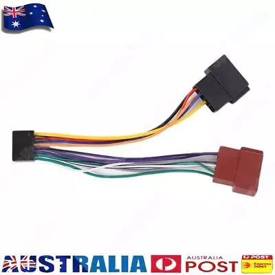 - For KENWOOD ISO Wiring Harness Connector Adaptor Cable Car Stereo Loom 16 Pin • $8.53