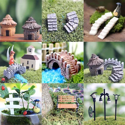 Miniature Fairy Garden Ornament Decor Pot DIY Craft Accessories Dollhouse Lots • $2.99