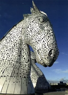 The Kelpies Falkirk Scotland : Vintage Postcard • £6.95