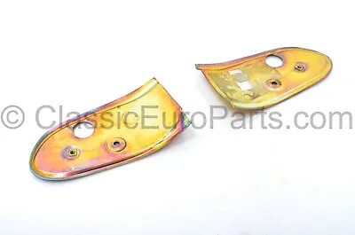 Euro Rear Chrome Bumper Rubber Corner Trim Mount Set Strip For Mercedes W123 • $379.99