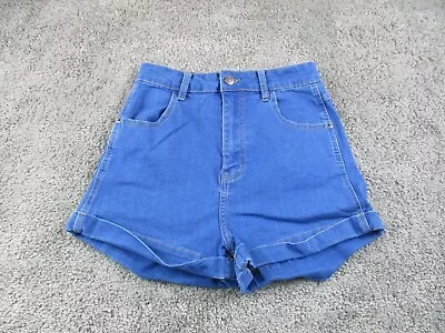 Supre Denim Shorts 10 W25 Stretch High Rise Cuffed Hot Pants  • $3.21