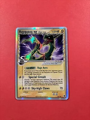 Pokemon TCG English Card Dragon Frontiers Rayquaza Ex 97/101 Holo Rare • $67