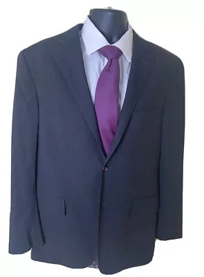 David Chu Sport Coat Mens 42R Made In Italy Dark Gray Wool 3 Button ( 2 Roll 1 ) • $47.80