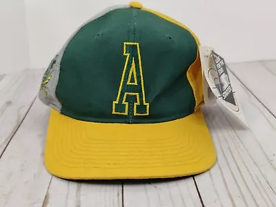 Vintage Starter MLB Oakland A's Athletics Letterman Twill Snapback Hat NWT 90s • $124.95
