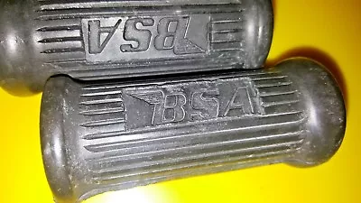 Bsa Riders Short Type Rubber Footrests (1 Pair) - 82-9608 - B44  A65fs  A65h • $14.95