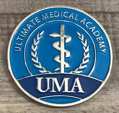 UMA Ultimate Medical Academy Military Challenge Coin Token Medallion • $7.60