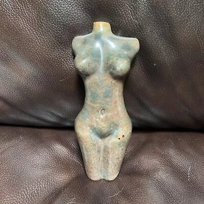 Vintage Hand Carved Marble Stone Nude Women Torso Bust Sculpture • $125