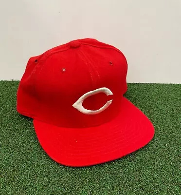 Vintage New Era Cincinnati Reds Cap MLB SnapBack Hat USA Medium-Large • $30