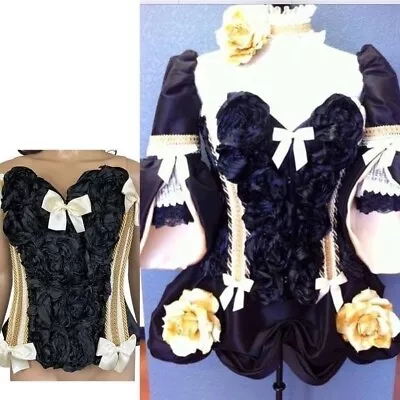 Sew She Said Costume Marie Antoinette Corset Bustier Masquerade Ball Costume S • $250