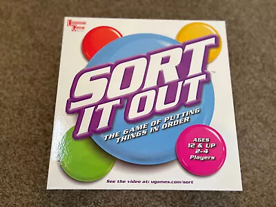 £6 • Buy Sort It Out Board Game The Game Of Putting Things In Order
