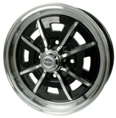 $175.95 • Buy 15  X 5  Vw Bug 4 Lug Black Empi Sprint Star Wheel Includes Cap-Valve Stem