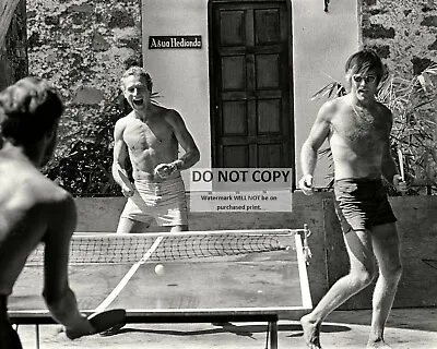 Paul Newman Robert Redford Play Ping Pong In Durango Mexico  8x10 Photo (bb-973) • $8.87