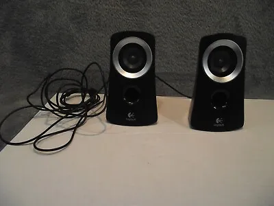 Logitech Retro Computer Speakers Passive Speakers Used In Good Condition • £14.65