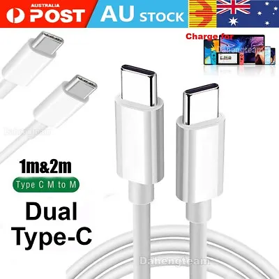 Type C To USB-C Cable Charge Charging Data Fast Charger For IPhone 15 14 Samsung • $7.99