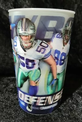 Vintage Autographed Lenticular Cup Dallas Cowboys Defense Crawford Lee Smith • $20