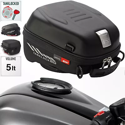 KAWASAKI Z 650 2017 Givi ST605 TanklockED Tank Bag & Flange • £114.75