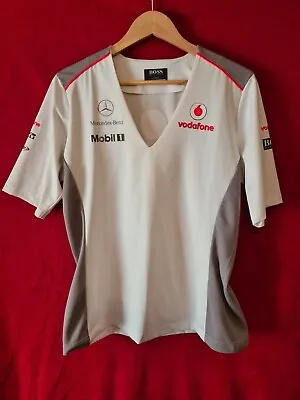 Vodafone McLaren Mercedes Hugo Boss Team Issue Womens T-Shirt XL F1 • $30.83