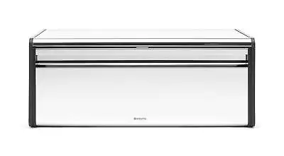 Brabantia Fall Front Metal Bread Box Brilliant Steel • $52.71