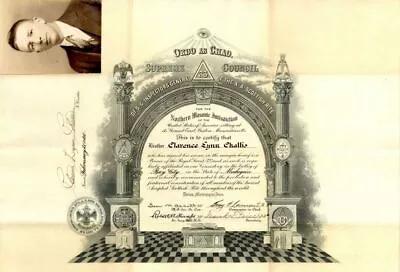 Masonic Membership Certificate - Clubs - Clubs • $100