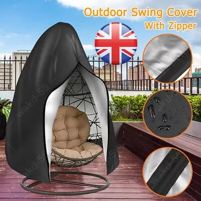 Egg Chair Cover Waterproof Heavy Duty Hanging Egg Chair Cover Garden Outdoor UK • £10.99