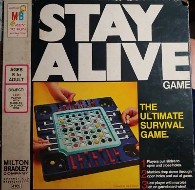 $15 • Buy Milton Bradley Stay Alive Vintage 1971