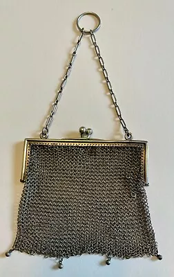 Silver Mesh Purse Vintage • $98