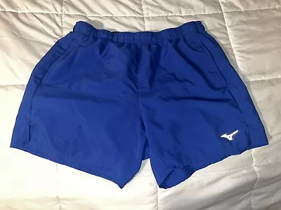 Mizuno Mens Blue Shorts Size M Adult  • $15