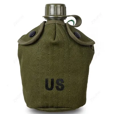 Vietnam War US M1956 1-Quart Canteen With Cover Reproduction Reenactment ZWJPW • $25