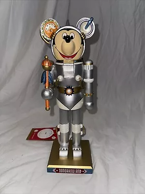 Disney Parks Tomorrowland Mickey Mouse Nutcracker Christmas Figurine 12.5  H • $99