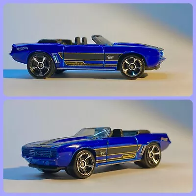 Hot Wheels🔥1969 ‘69 Chevrolet Chevy Camaro- HTF Blue - 1:64 - FreePost UK 🇬🇧 • $12.26