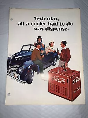 1970’s Coca Cola Vendo Coke Machine Salesman Brochure  • $35