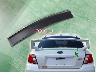 Unpainted Low Deck Under STI Trunk Spoiler For 08~14 Subaru Impreza WRX STI GV◎ • $97.65