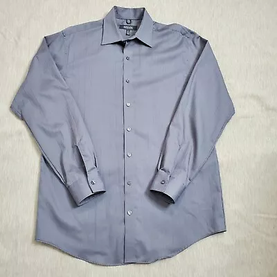 Kenneth Cole Reaction Men's Dress Shirt Long Sleeve Wrinkle Free Medium 15 1/2 • $17.85