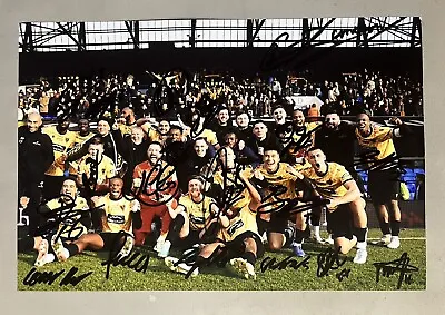 Maidstone United FC Hand Signed 12x8 Squad Signed FA Cup Vs Ipswich Photo PROOF • £39.99